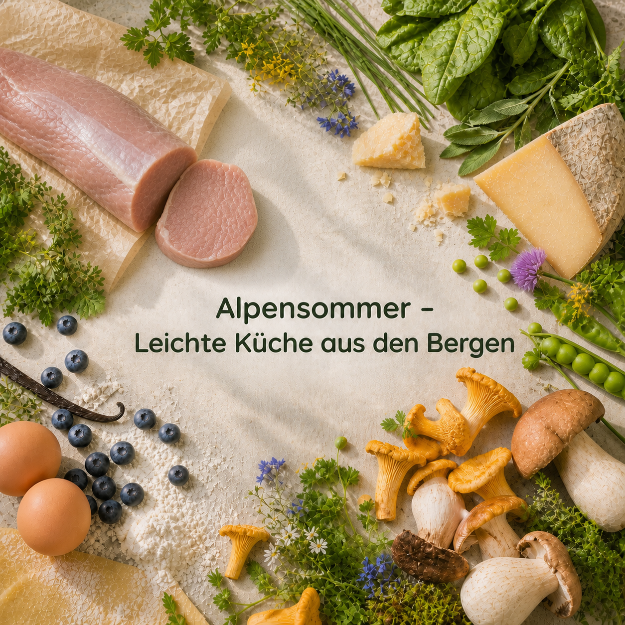 Alpensommer – leichte Küche aus den Bergen